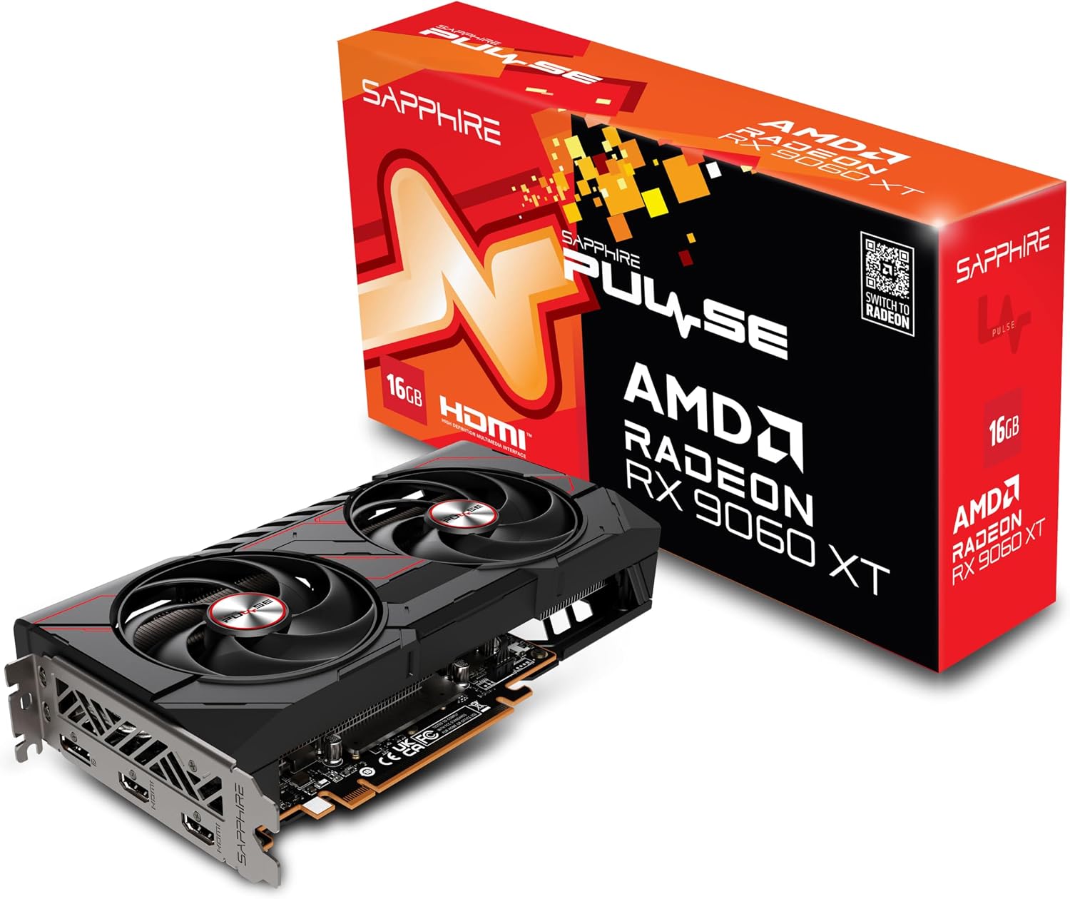 Sapphire Radeon RX 9060 XT Pulse 16G