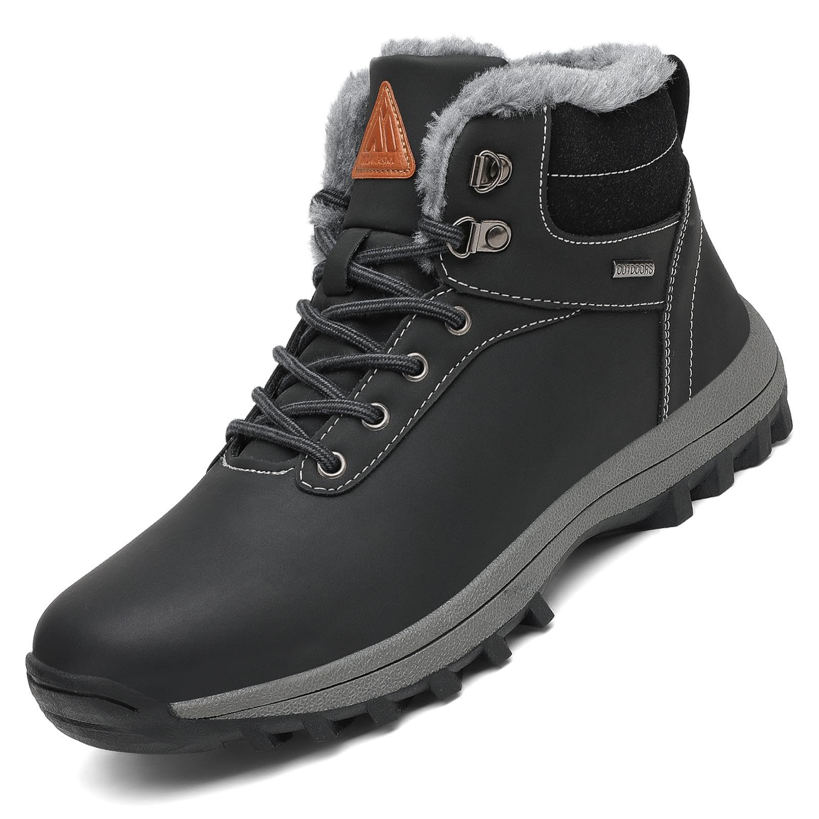 Mishansha Bottines Hiver Chaudes Fourrées Homme Femme Taille 36-48 EU