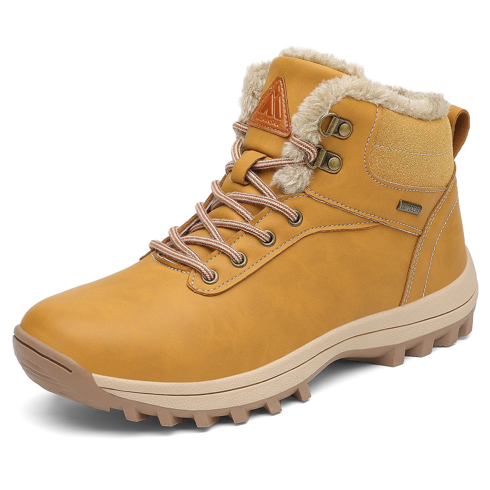 Mishansha Bottes Hiver Hommes Femmes Chaudes Imperméable | Antidérapant, Doublure chaude