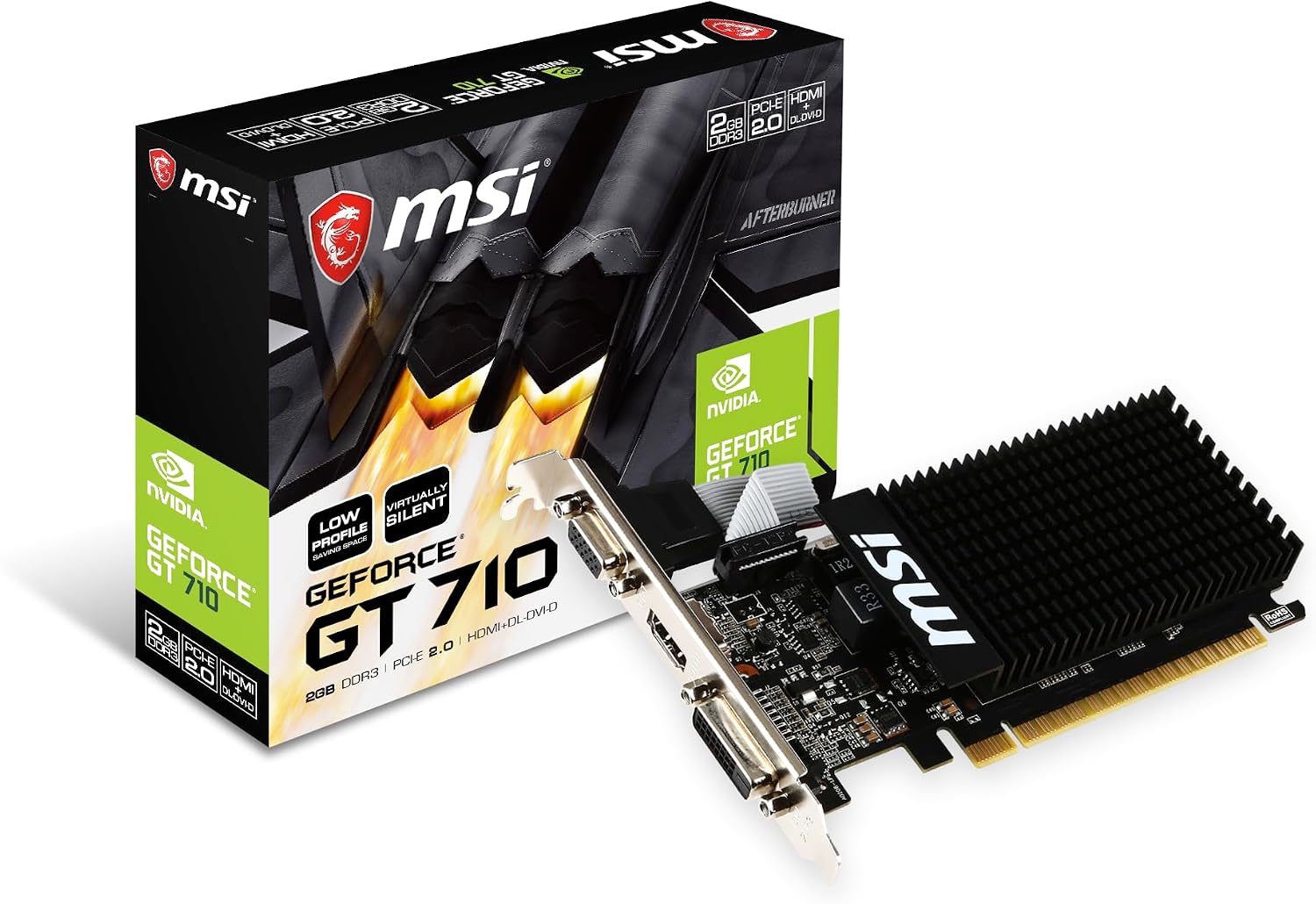 MSI GT 710 2GD3H LP (2048 Mo)
