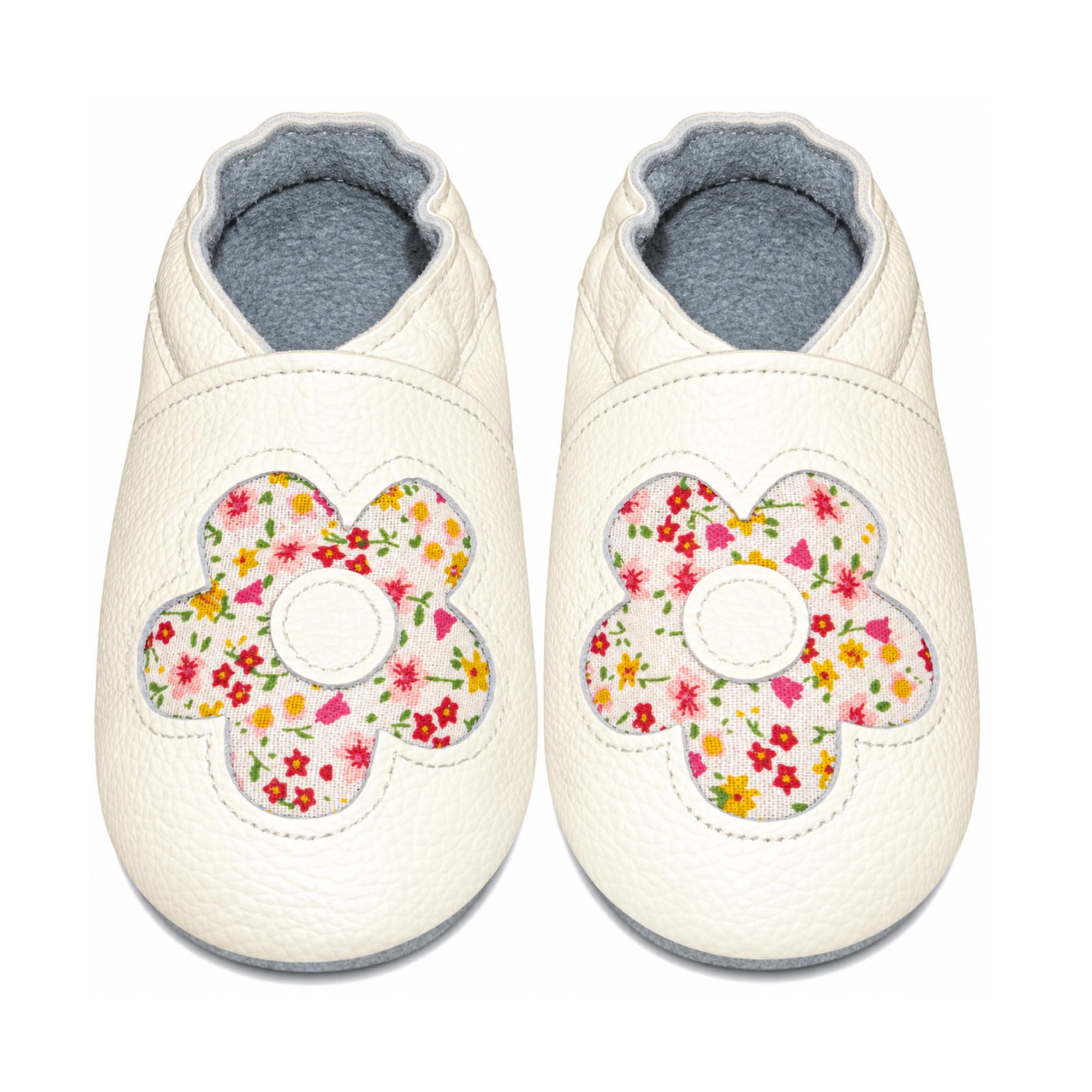YIHAKIDS Bébé Filles Garçons Chaussures | Cuir Souple Enfant Chaussons Cuir Doux Chaussures Premiers Pas