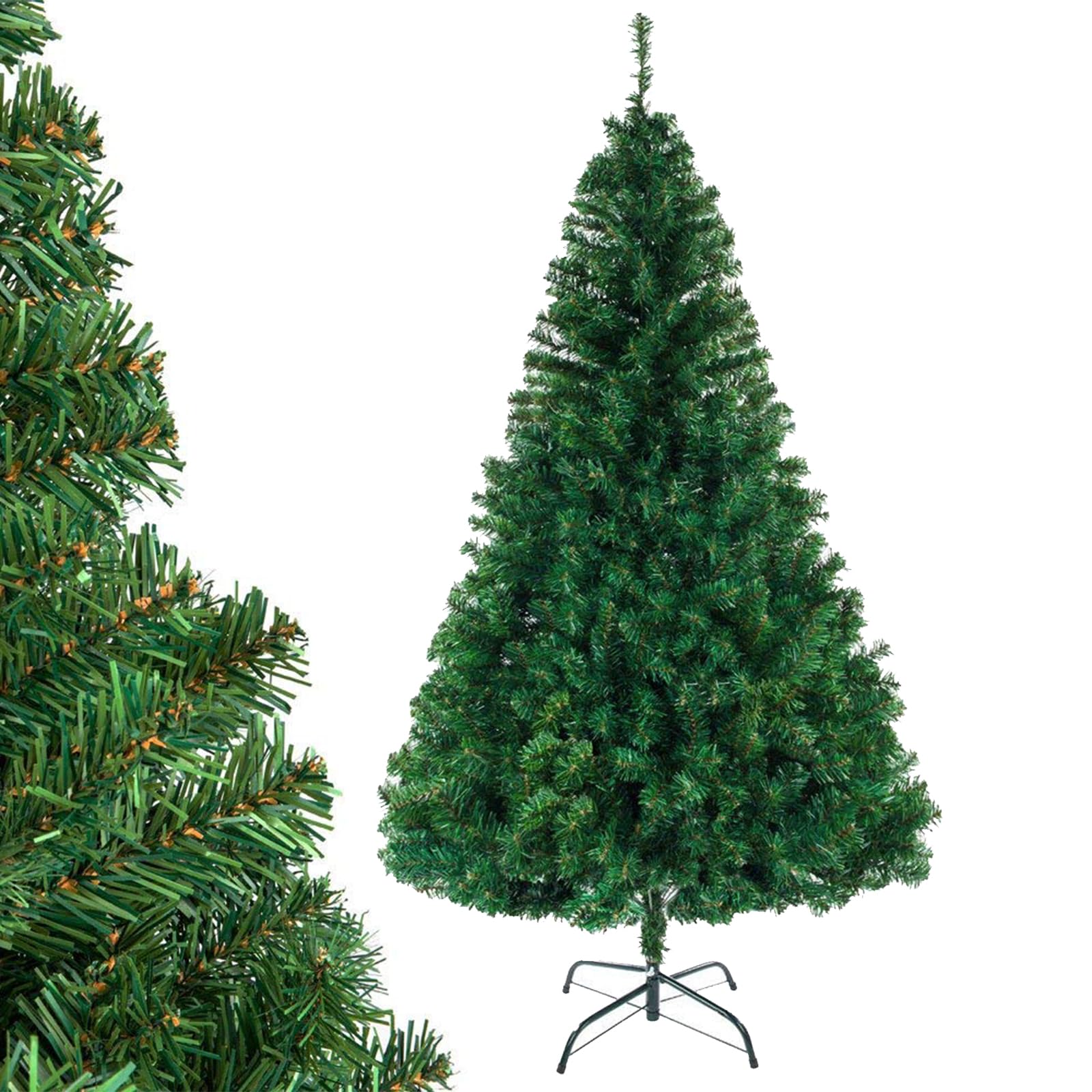Alightup Sapin de Noel Artificiel de 150 cm, PVC Ignifuge, Support métallique, Arbre de Noel avec 850 Pointes de Branche - Montage Rapide, Convient à diverses Occasions