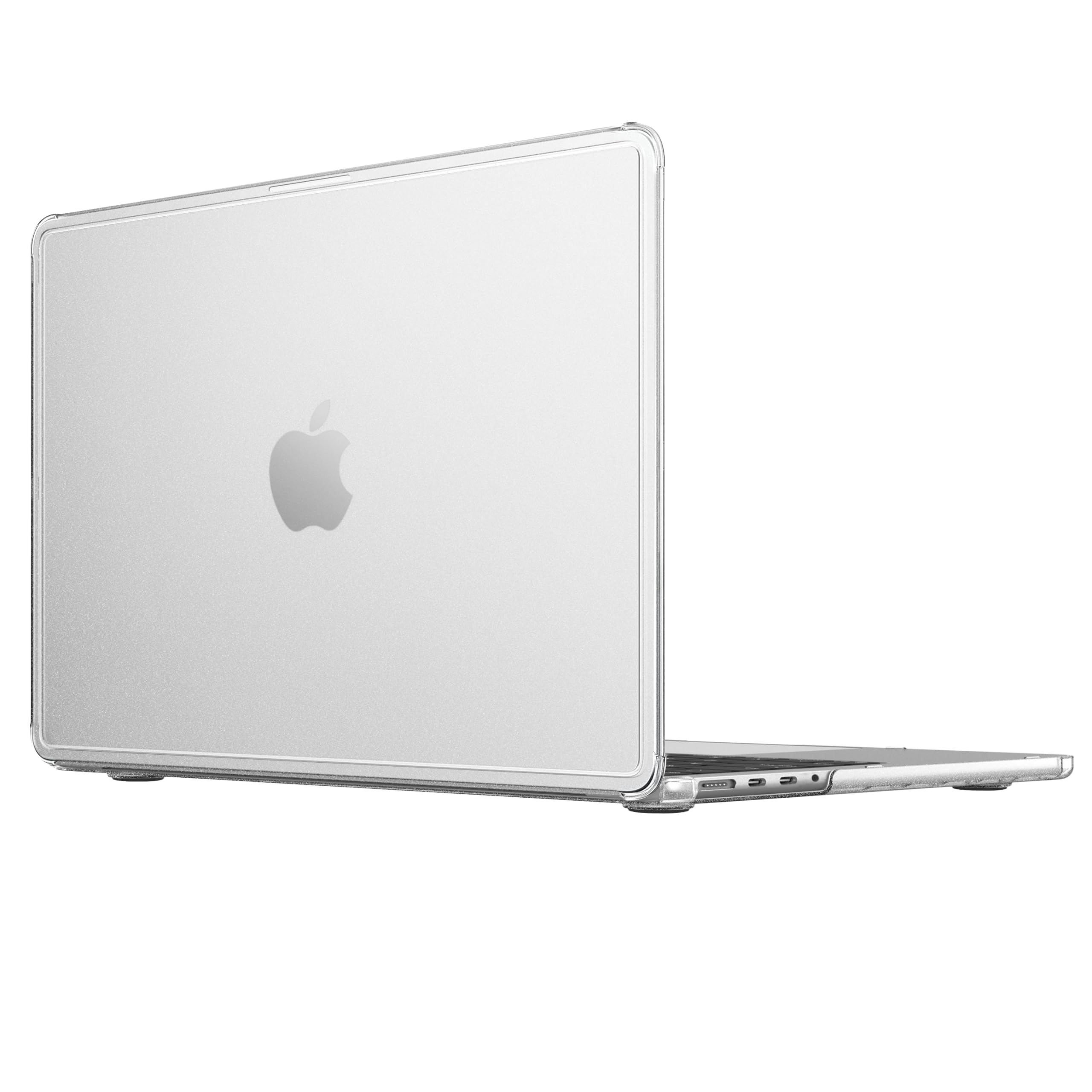 FINTIE Coque Compatible avec MacBook Pro 14 Pouces M5 M4 M3 M2 M1 Pro/Max | pour Version 2026-2021, Bords Antichocs Renforcés, Coque Ultra-Fine Rigide avec Micro-Clips, Transparent Mat