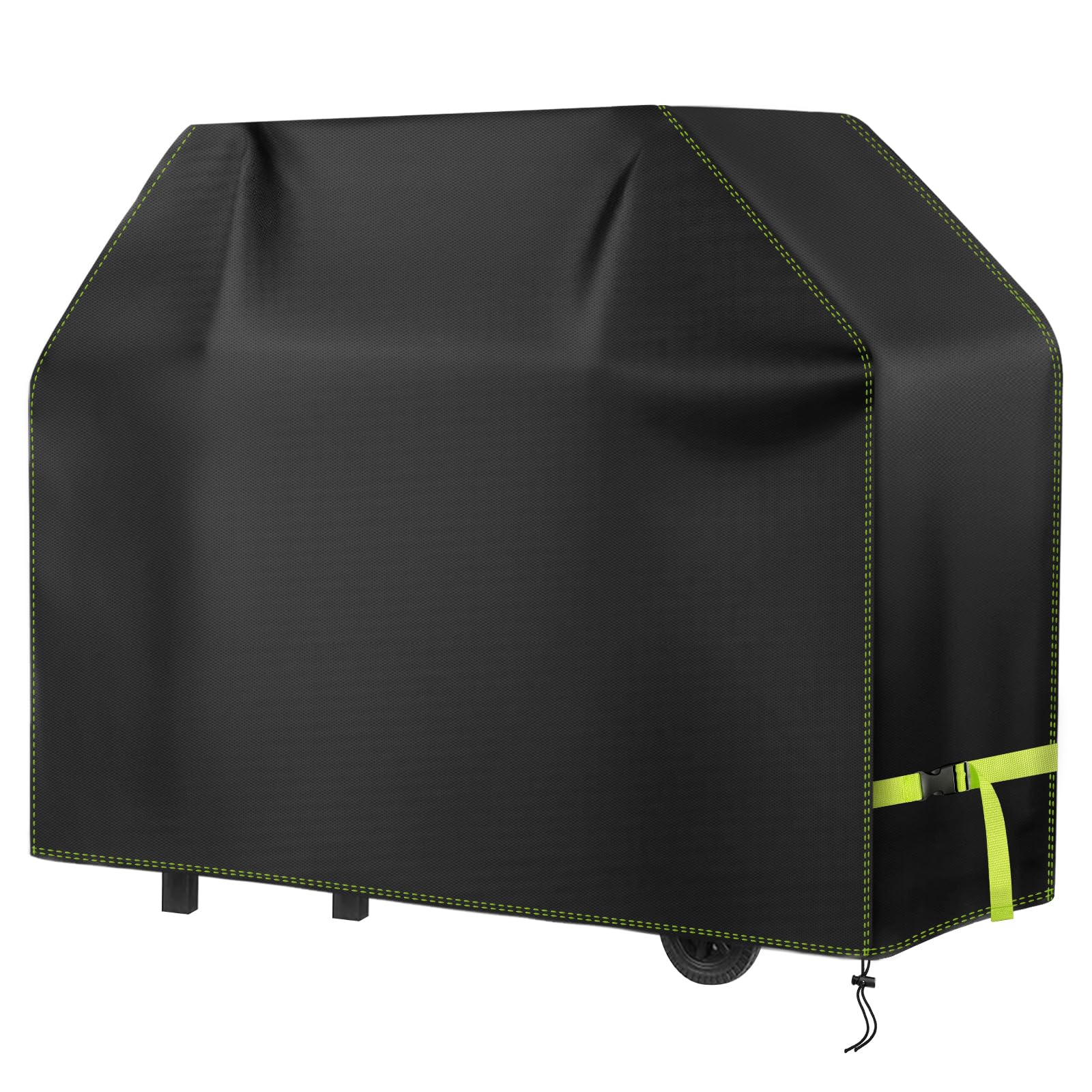 VDISRR Housse Barbecue Exterieur, 420D Oxford Bache Barbecue Imperméable 147 x 61 x 122 cm, Housse De Protection Anti-Vent/Solei/l'eau, Housse Plancha pour Weber Genesis II Serie