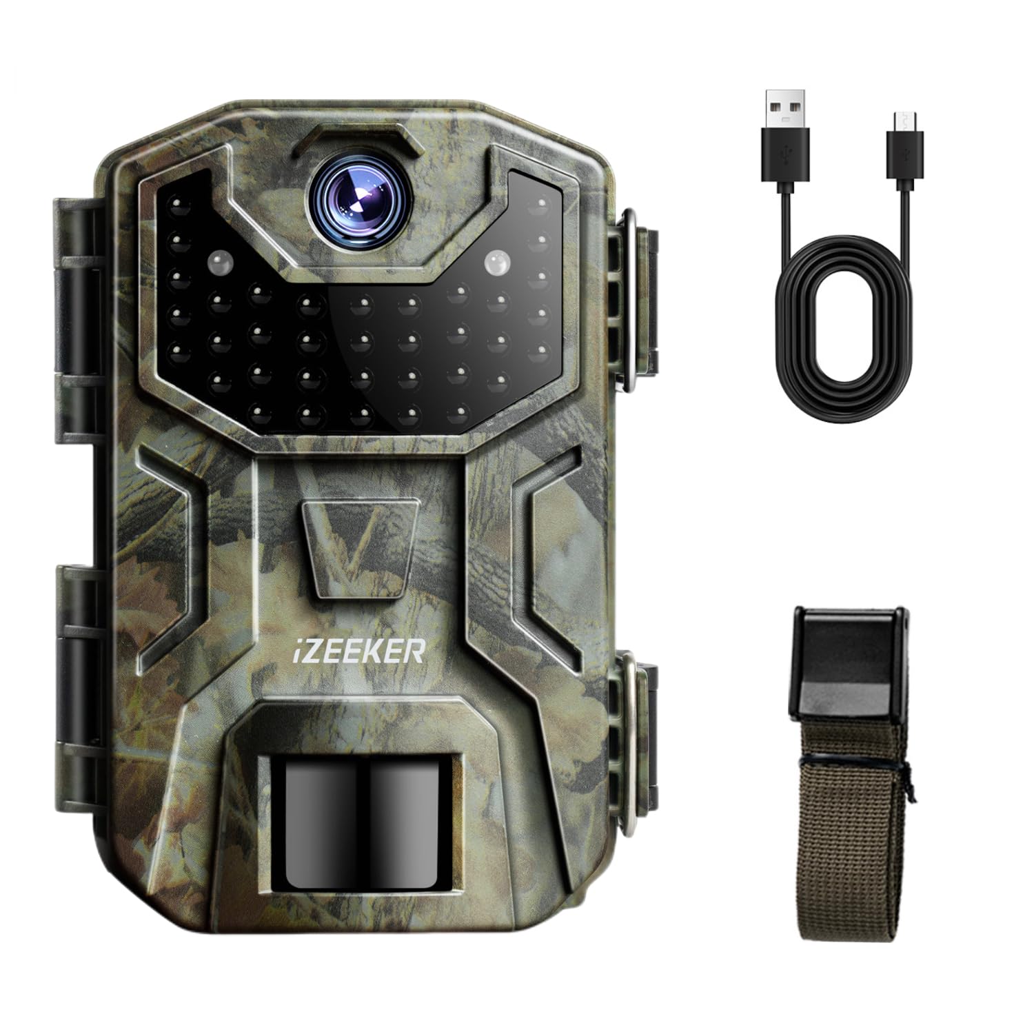 iZEEKER Caméra de Chasse, HD Caméra Chasse Pas de WiFi avec 940nm IR LED No Glow Invisible, IP66 Étanche pour Observer la Faune et Surveiller la Sécurité à L'intérieur