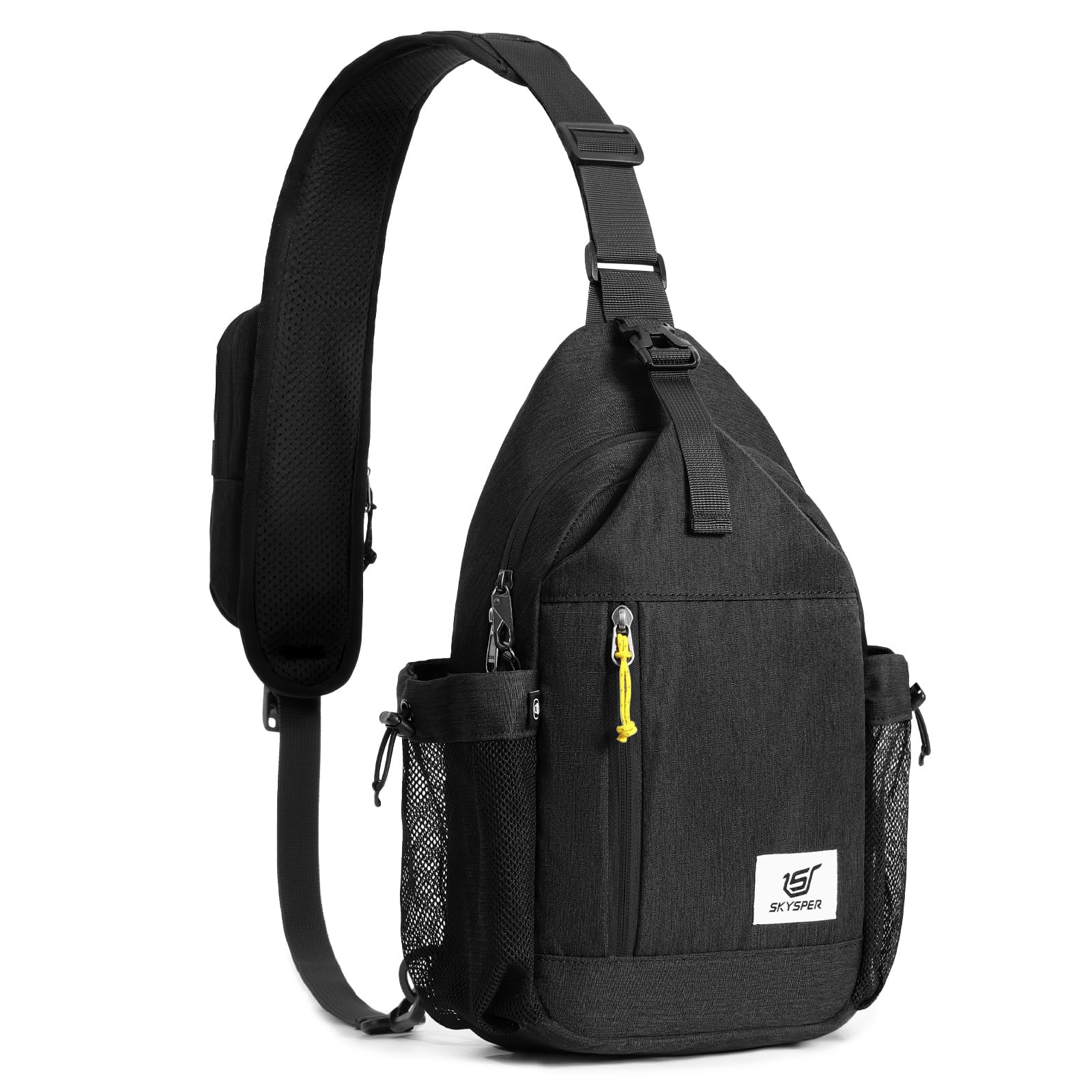 SKYSPER Sacs Bandoulière Anti-vol Sac de Poitrine Homme Femme | Sling Bag pour Voyage Ville Randonnée courte Activités de plein air