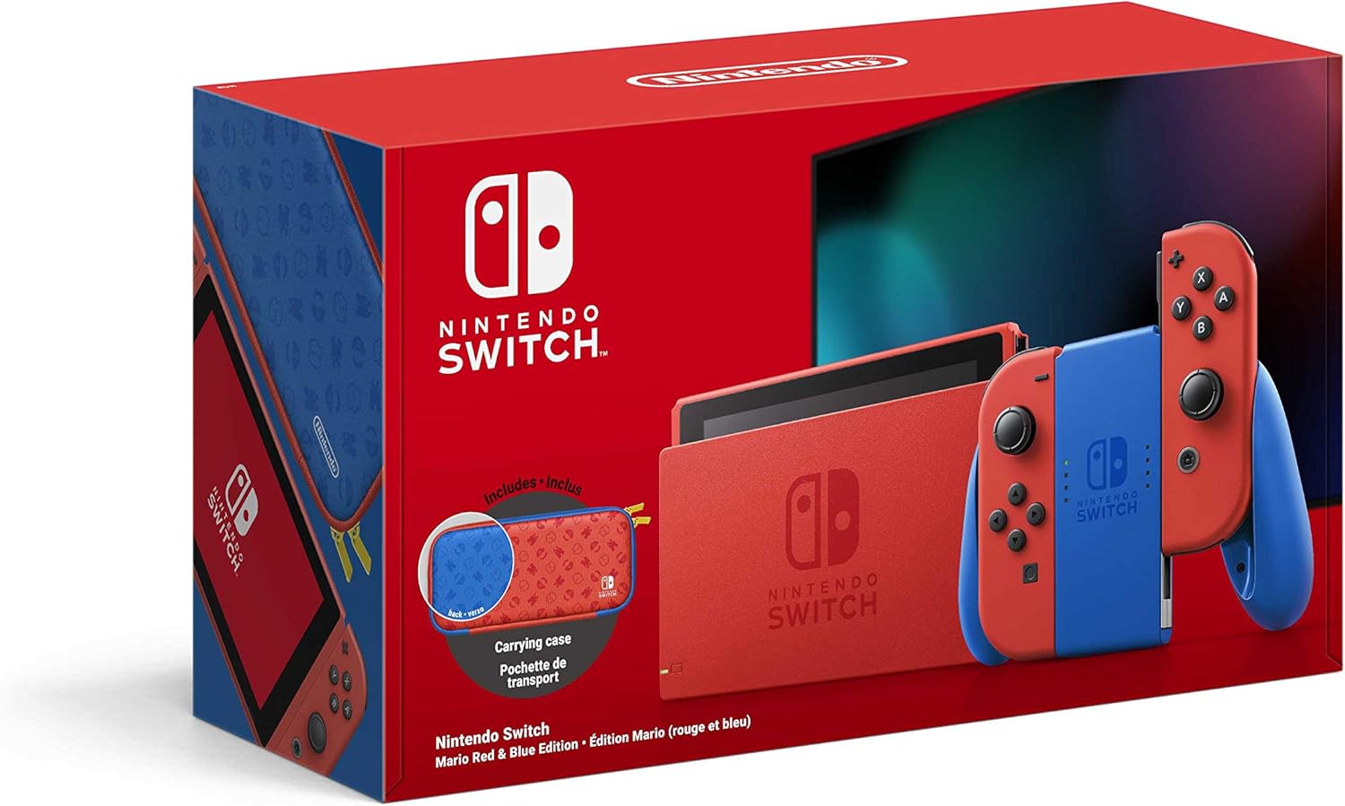 Nintendo Switch Édition Mario (rouge et bleu)