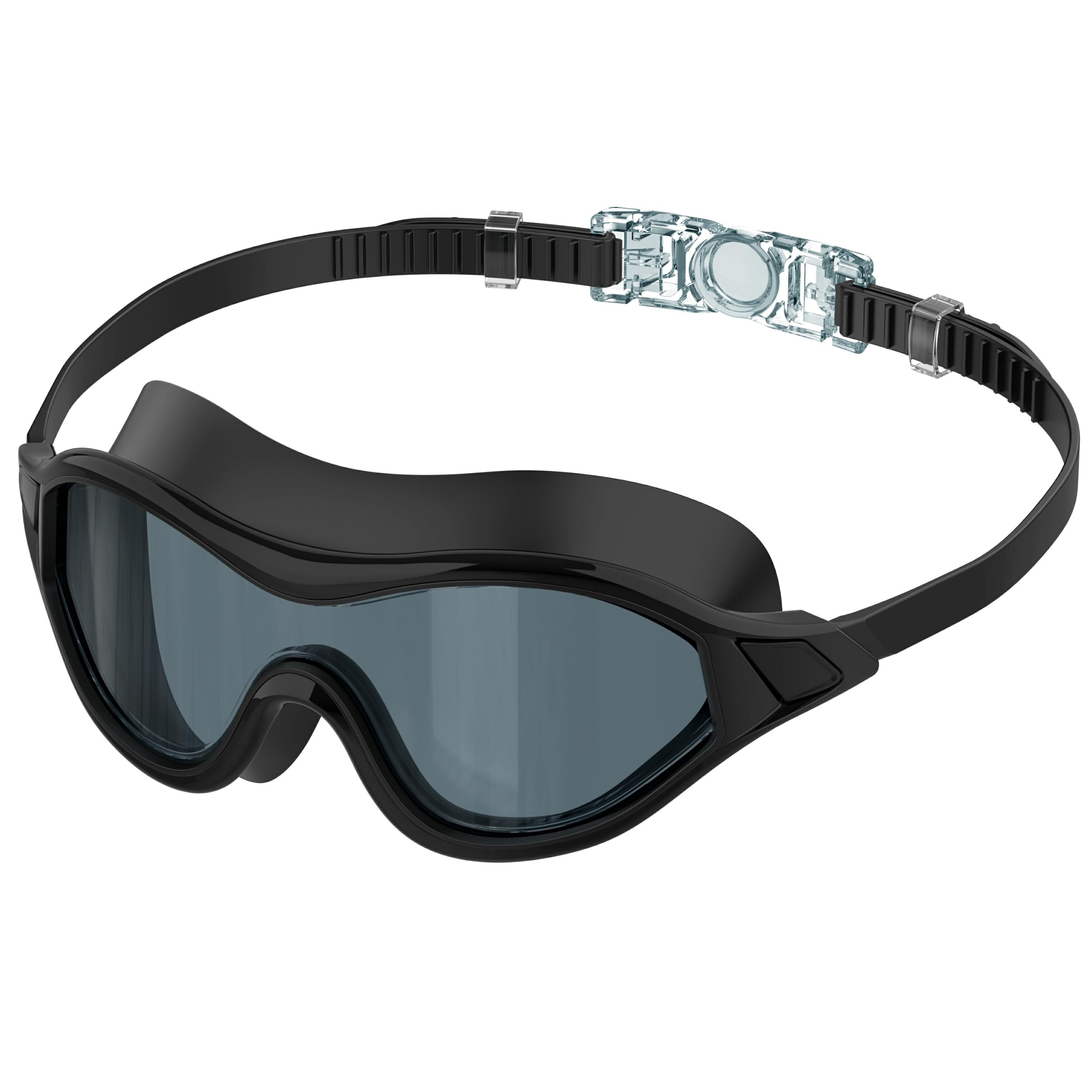 Seaflar Lunettes de Natation Adulte Grand Cadre, Anti-Buée, Protection UV | Vision Panoramique à 180°, Joint Silicone Étanche, Protection UV, Anti-Buée, Sangle Réglable, Lunette Piscine Homme Femme