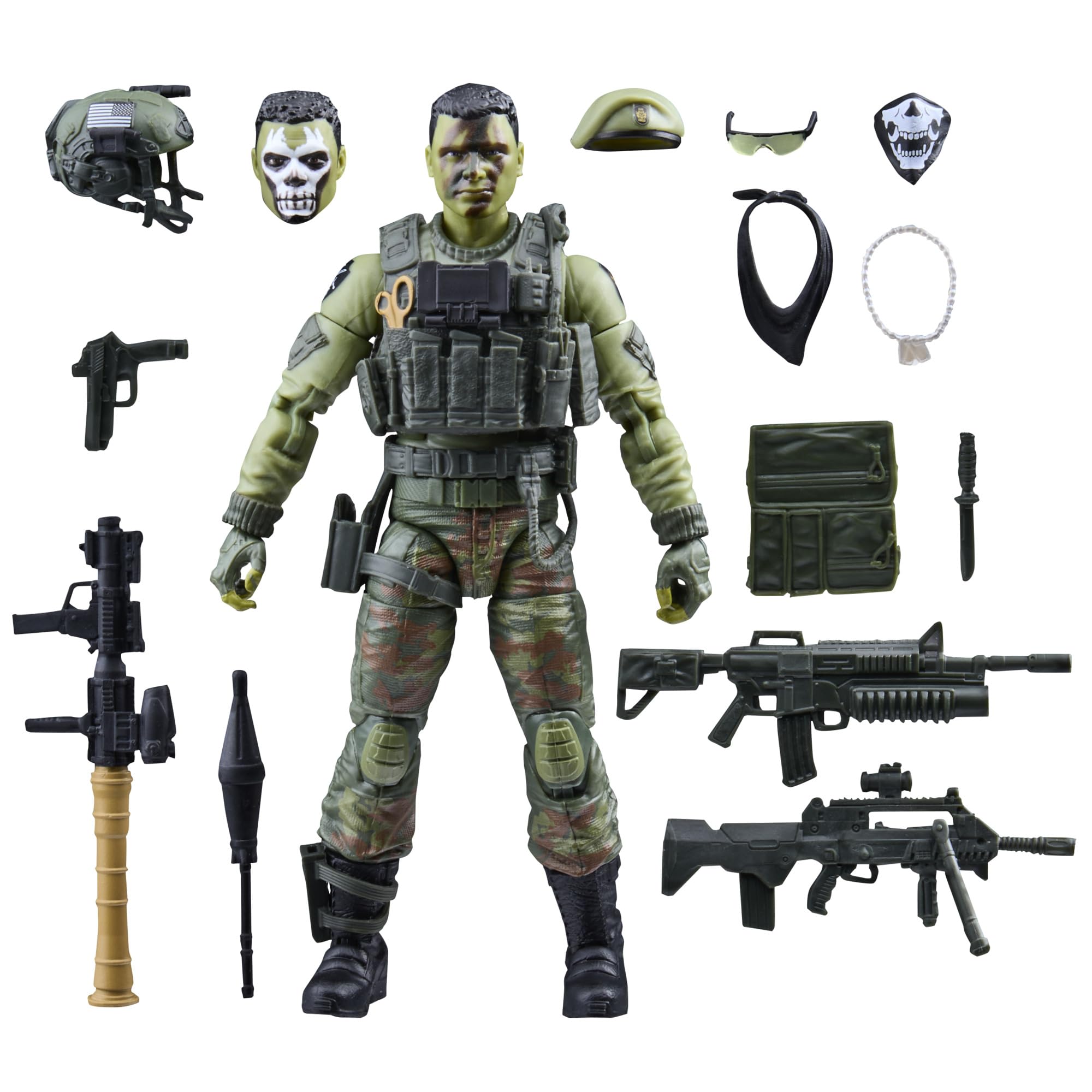 G.I. Joe Classified Series Legacy Collection : Soldat d'action - Forces spéciales, Coffret de Figurine de Collection de 15 cm avec 16 Accessoires