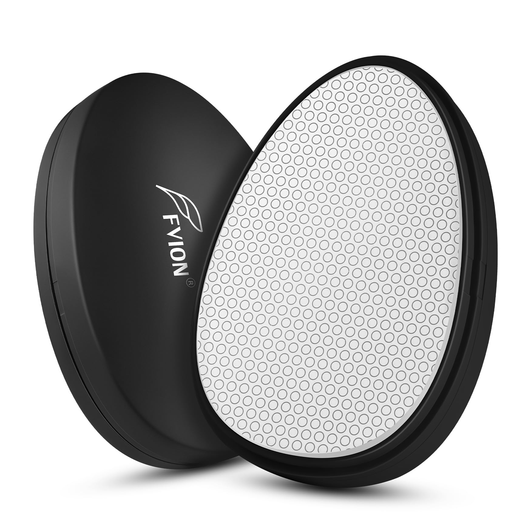 FVION Nano Épilateur en Cristal | Outil d'épilation sans Douleur, Gomme Epilatoire pour Femmes et Hommes, Epilatoire Efficace pour le dos, les bras et les jambes (Noir)
