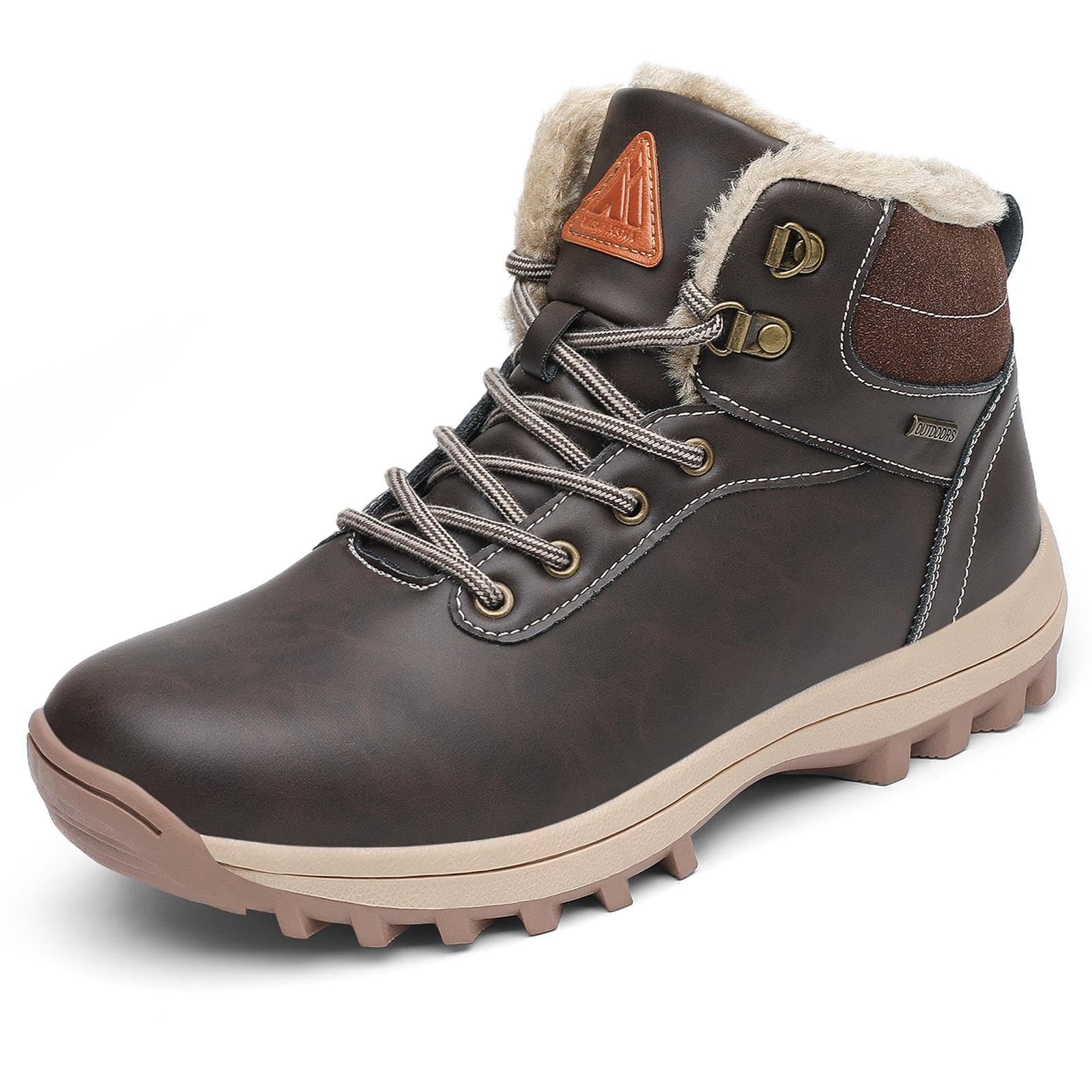 Mishansha Bottes Hiver Hommes Femmes Chaudes Imperméable | Antidérapant, Doublure chaude