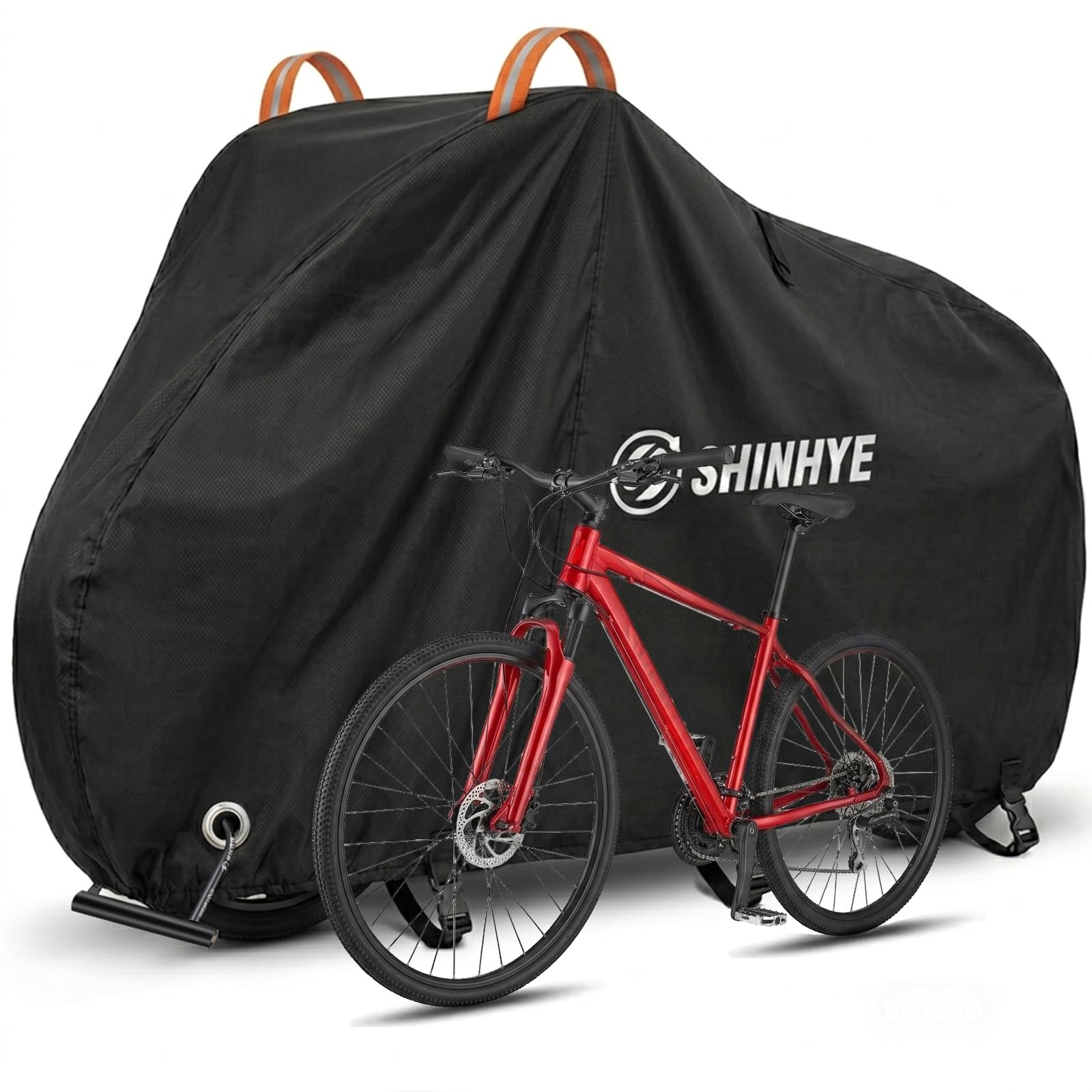ShinHye Housse Velo Exterieur Protection - 600D Housse de Exterieur Impermeable pour 1 Velo, 200×70×110cm Vélo Accessoire