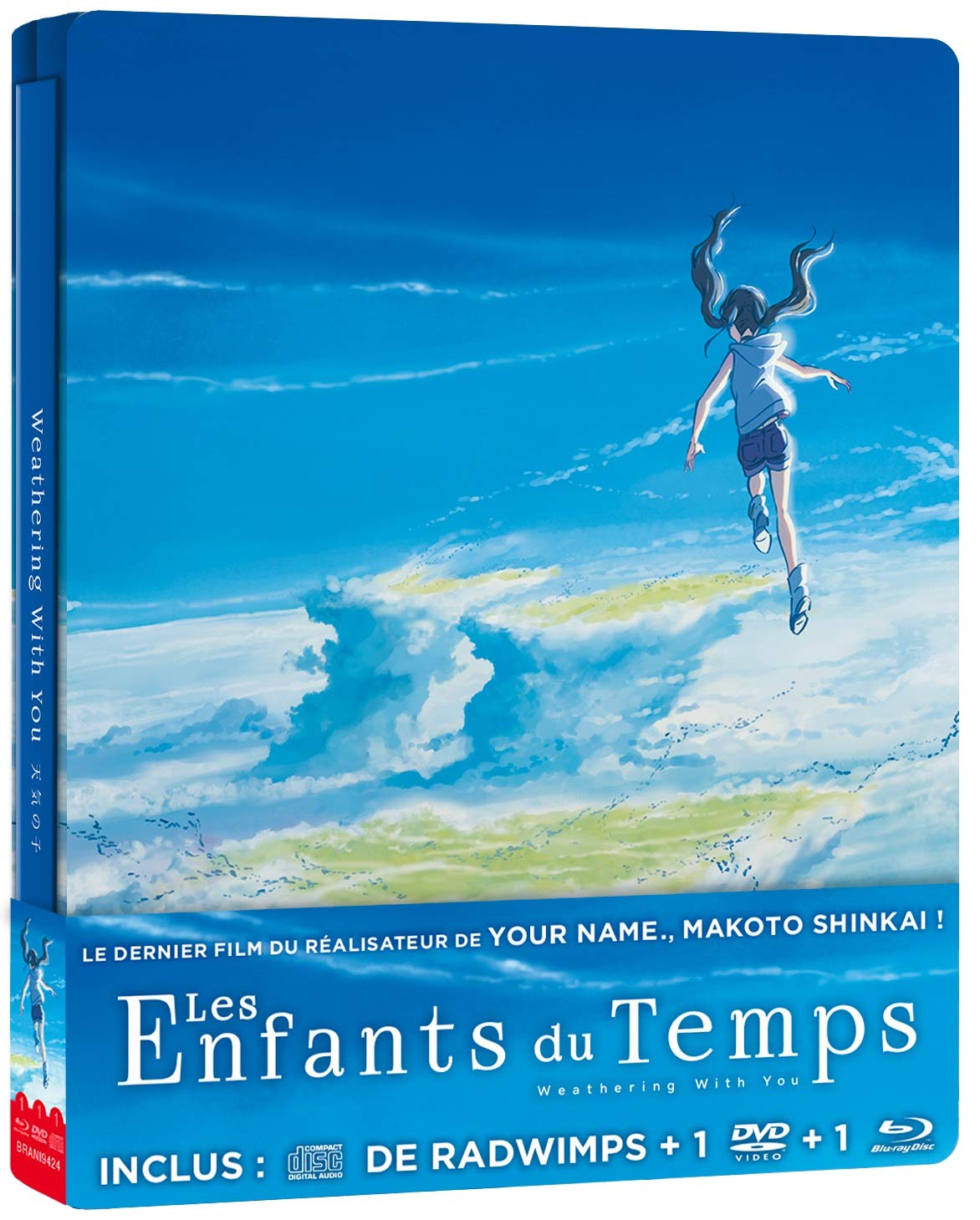 Les Enfants du temps [Édition boîtier SteelBook® Combo Blu-ray + DVD + CD BO]