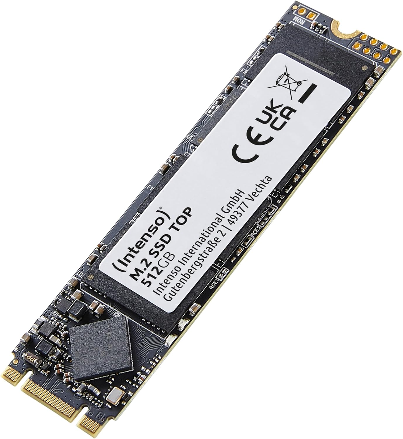 Intenso M.2 Disque SSD Interne SATA III Top, 1 to, 550 Mo/s