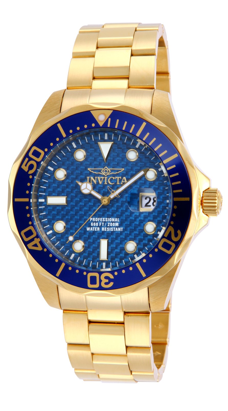 Invicta Pro Diver Montre Homme Mouvement à Quartz en Acier Inoxydable - 47mm