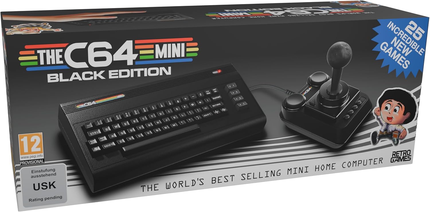 Retro Games The C64 Mini Black Edition