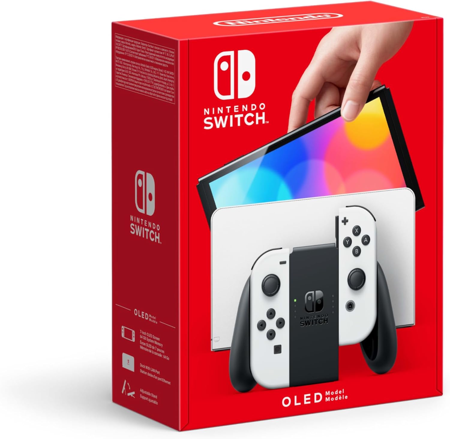 Nintendo Switch OLED blanc (import asiatique)