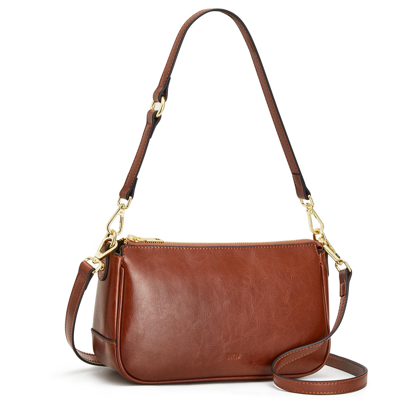 Kattee Sac à bandoulière en cuir pour femme, sac à main fourre-tout, sac à main à bandoulière pour femme avec sangle réglable