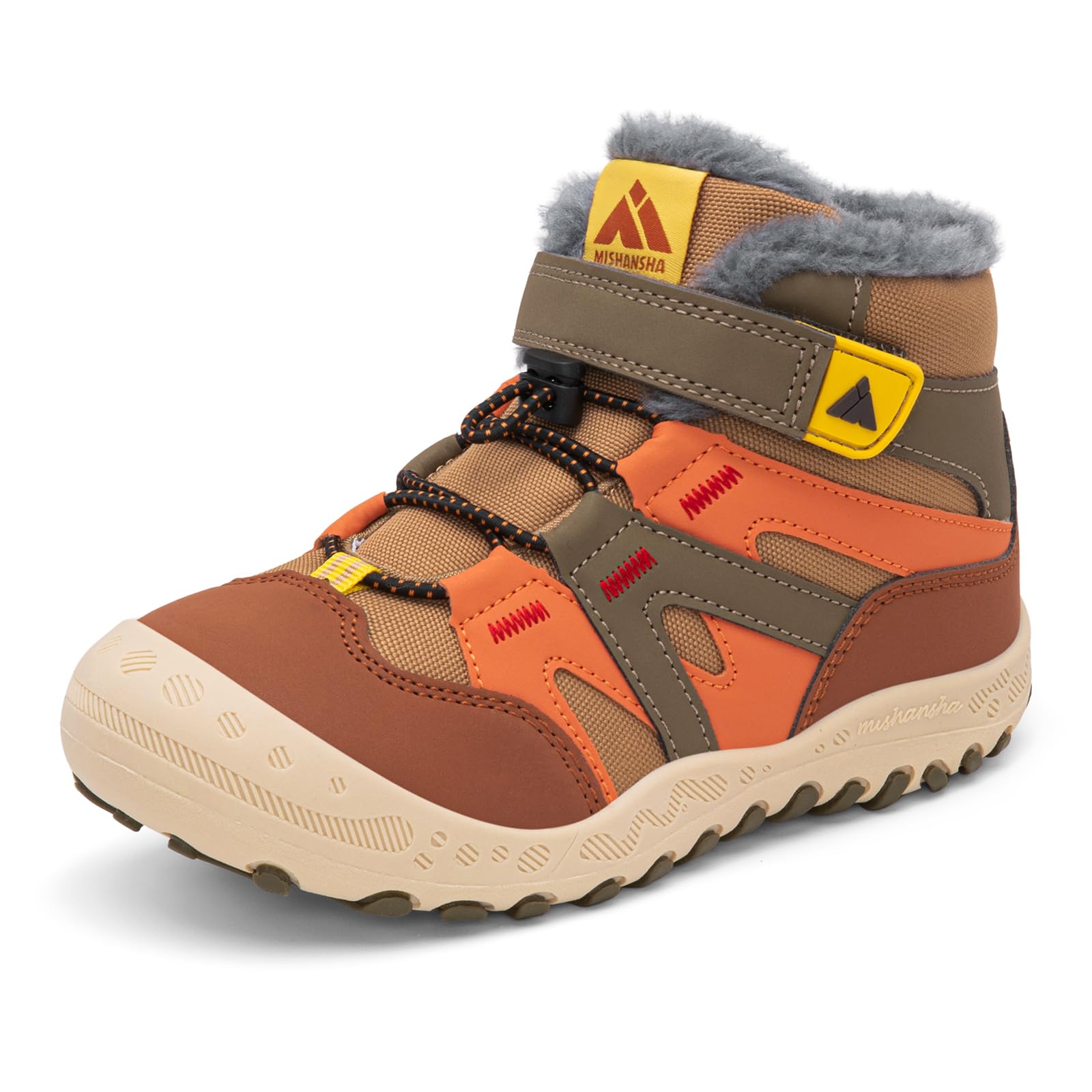 Mishansha Bottes Hiver Enfant Chaudes Fourrées | Bottes Neige, Antideslizante, Antidérapant