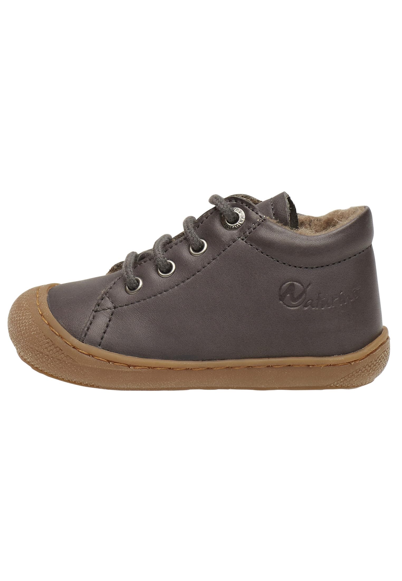 Naturino Chaussures Premiers Pas en Cuir doublés en Laine
