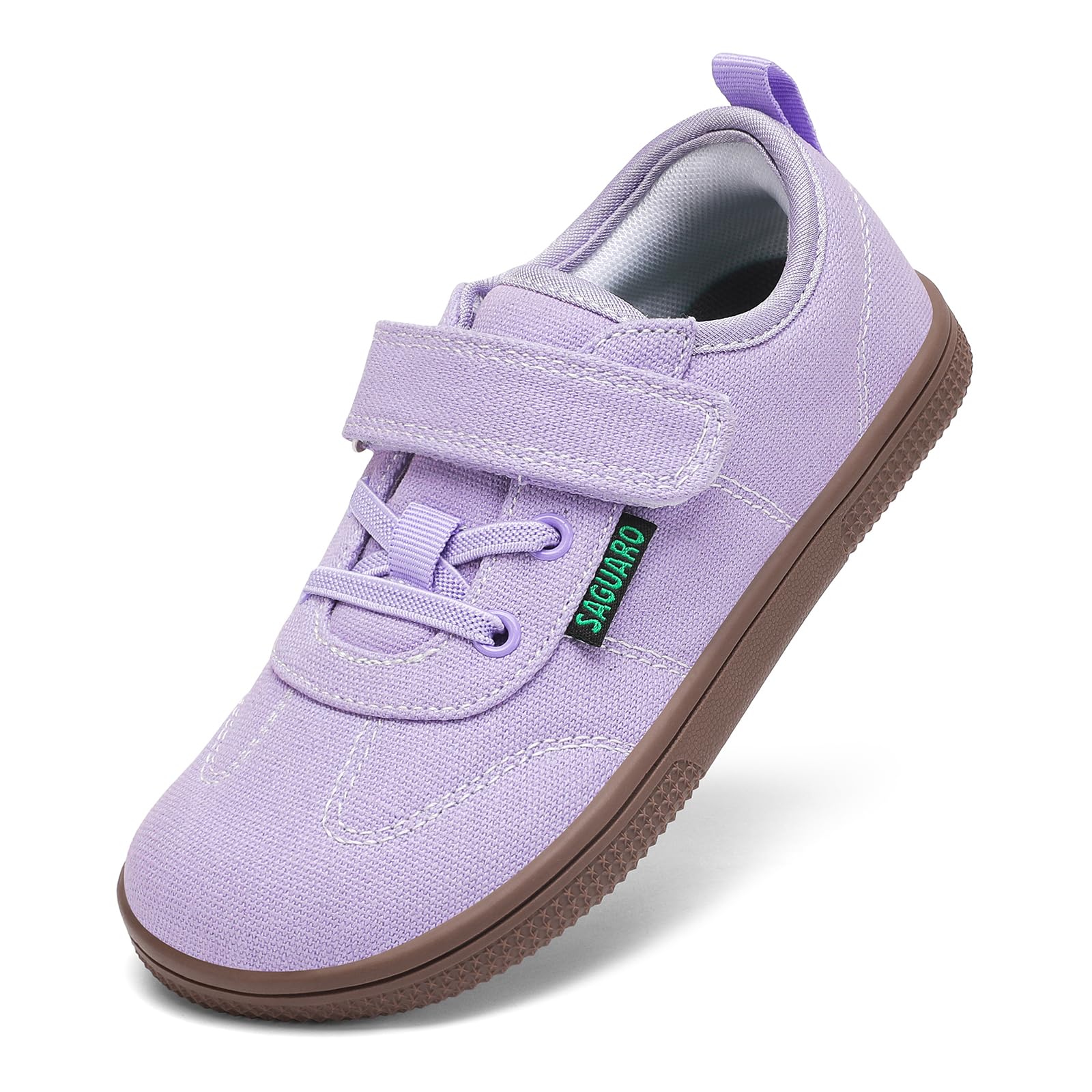 SAGUARO Baskets Barefoot Fille Chaussures Minimalistes Flexibles pour Extérieur et Intérieur,GR.25-35