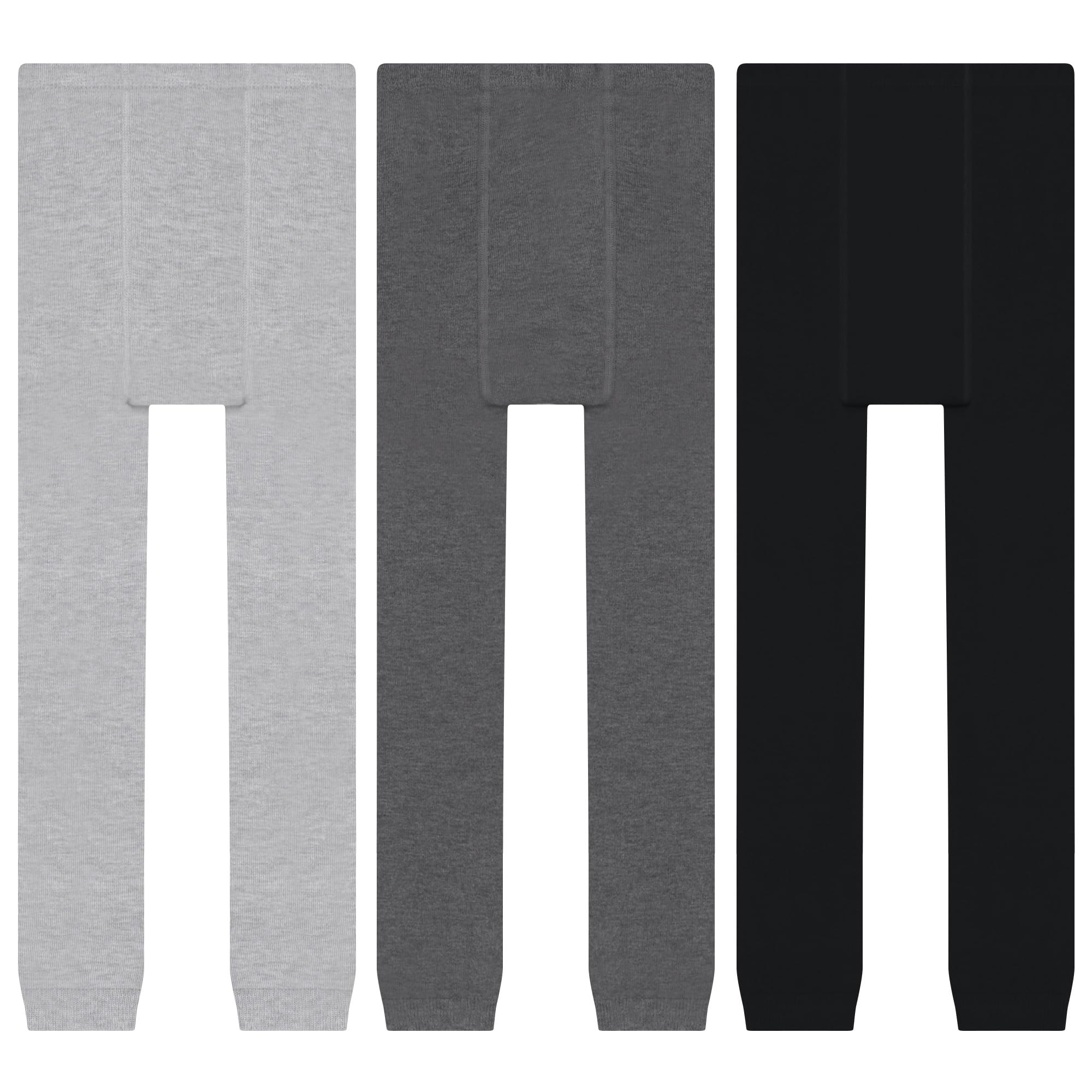 L&K-II Lot de 3 Leggings pour garçons Pantalons pour Enfants Automne Printemps Coton Longueur Cheville 2764