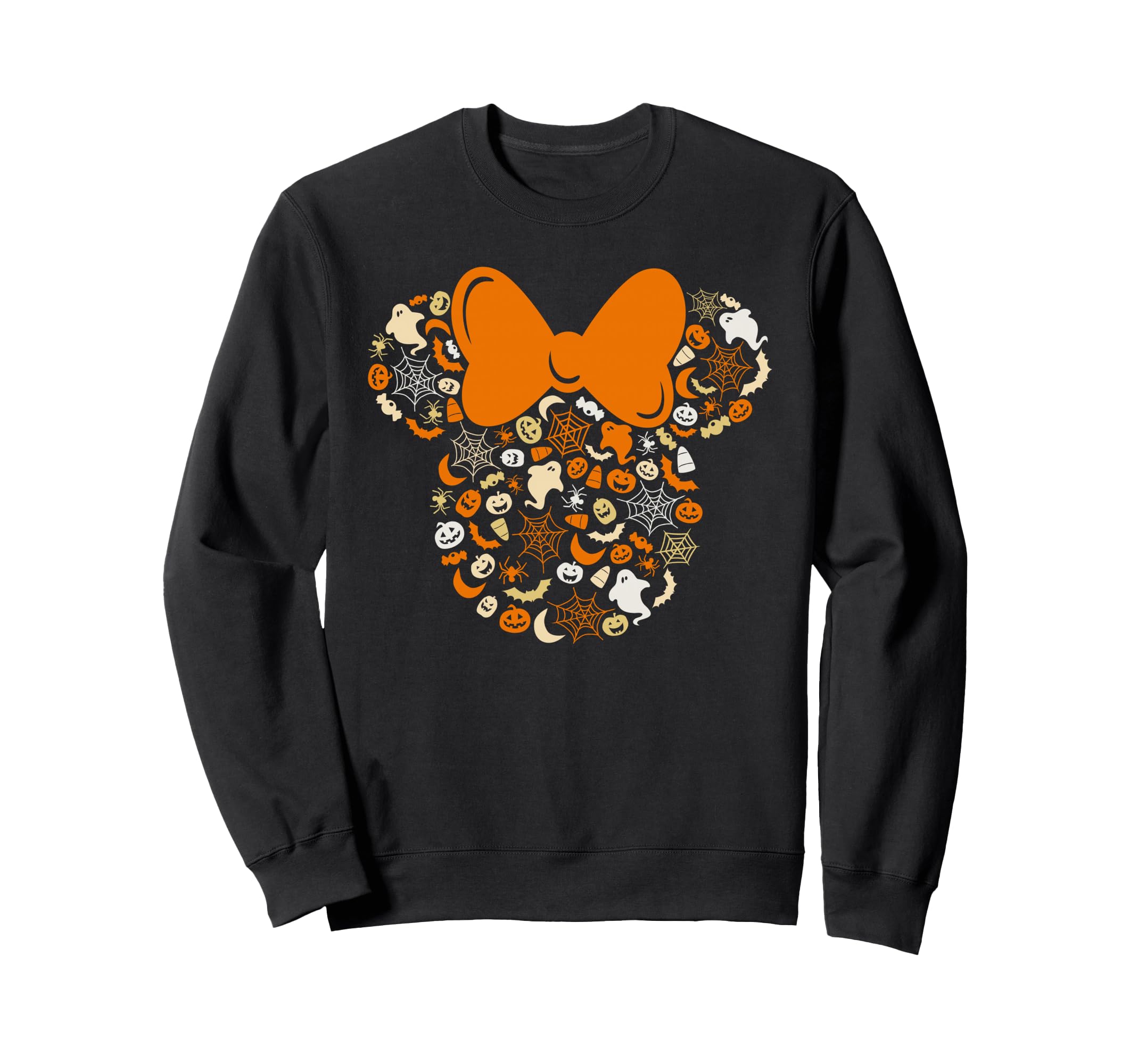 Disney Minnie Mouse Halloween Ghosts Pumpkins Spiders Sweatshirt