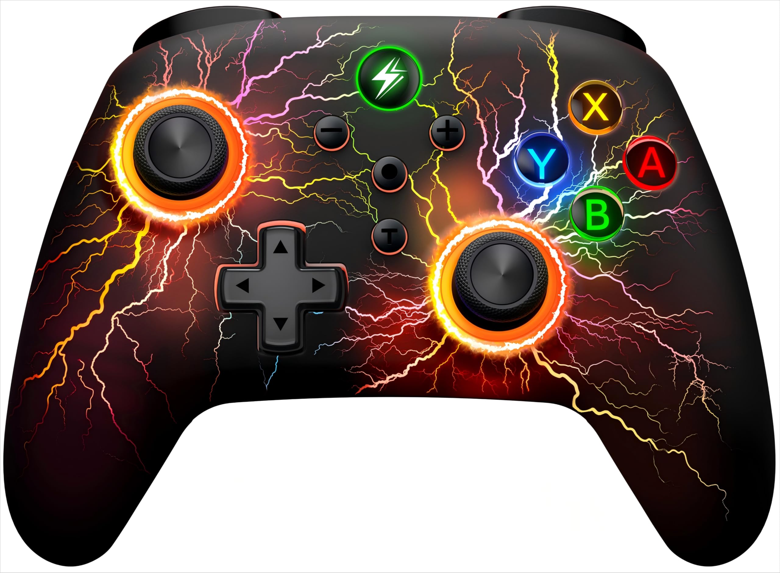 ALEEMTRY Manette Switch Pro Sans Fil - Contrôleur Compatible Switch/Lite/OLED, Android, iOS, PC(via câble USB) avec Vibration/Gyroscope 6 axes/Turbo et LED