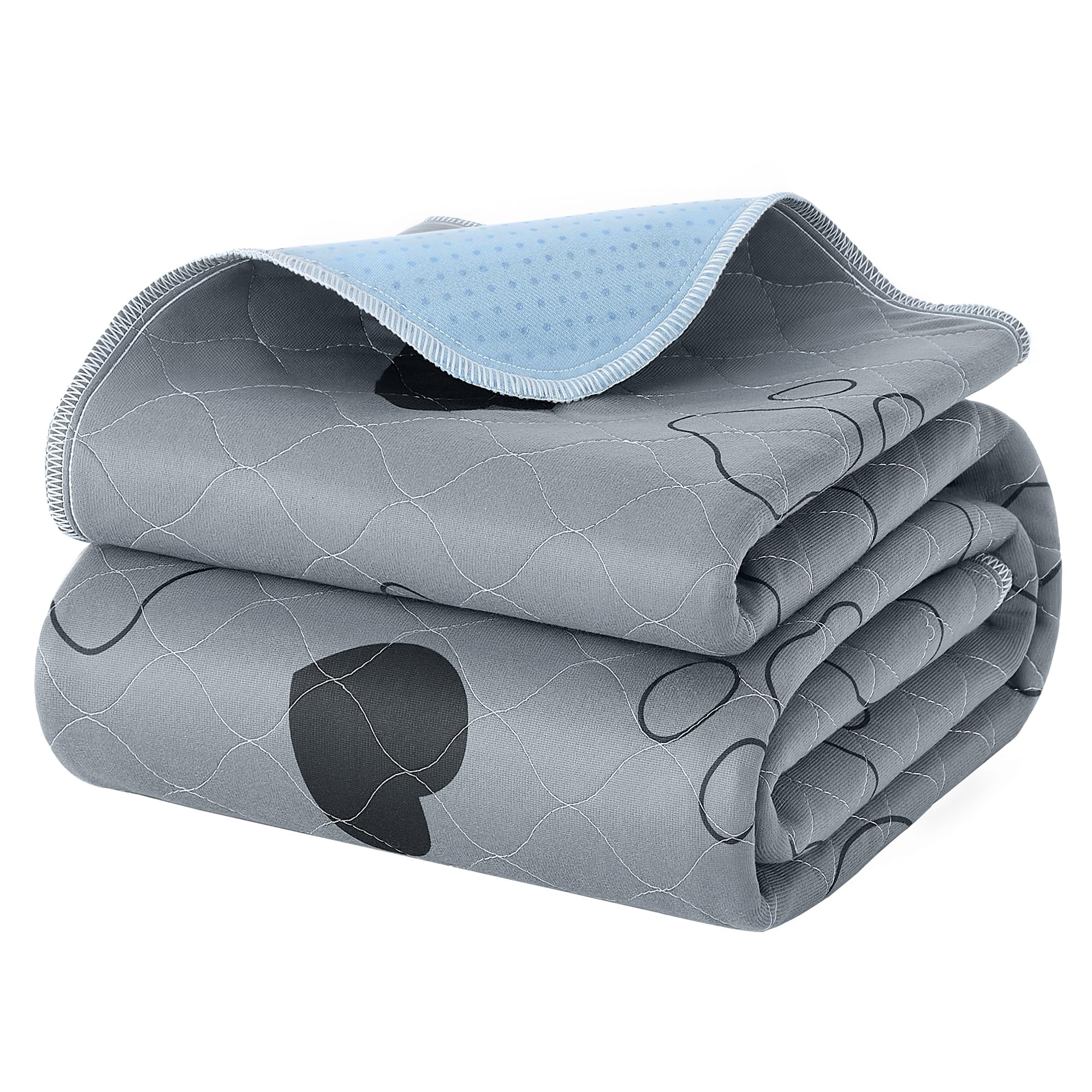 Feandrea Tapis Éducateur pour Chien, Lavable, 152 x 122 cm | Tapis Propreté Absorbants, Réutilisable, Antidérapant, Convient aux Chats, Lapins, Collection Island PTD048G01