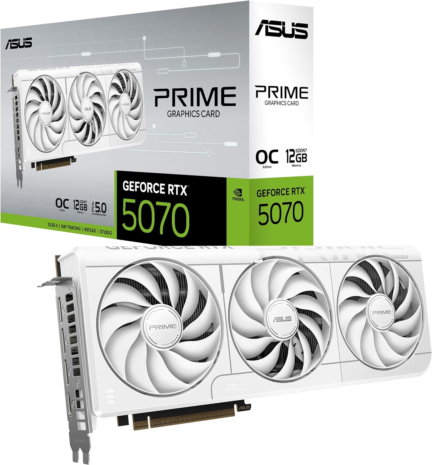 ASUS GeForce RTX 5070 Prime OC White
