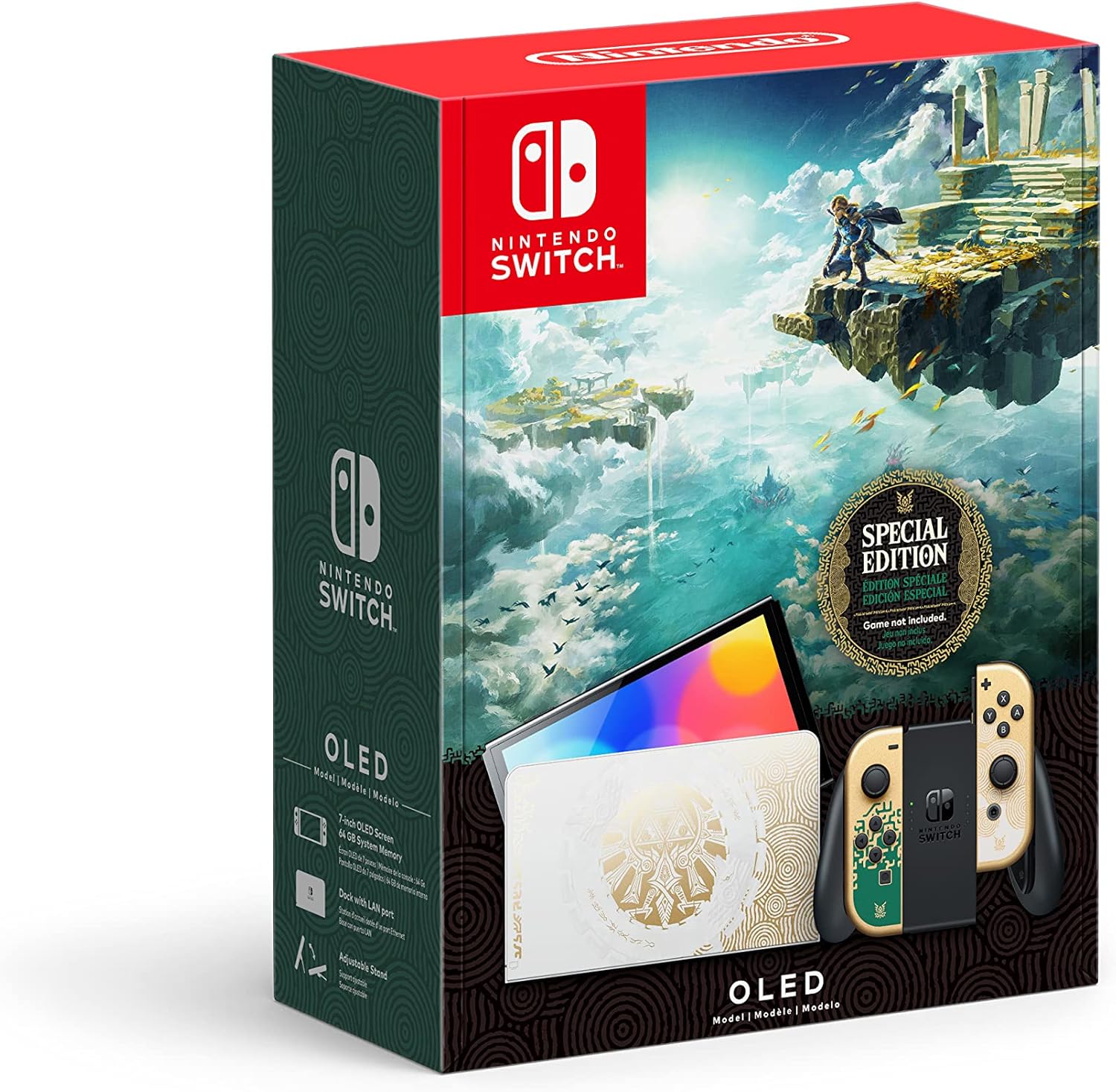 Nintendo Switch OLED Édition The Legend Of Zelda Tears Of The Kingdom