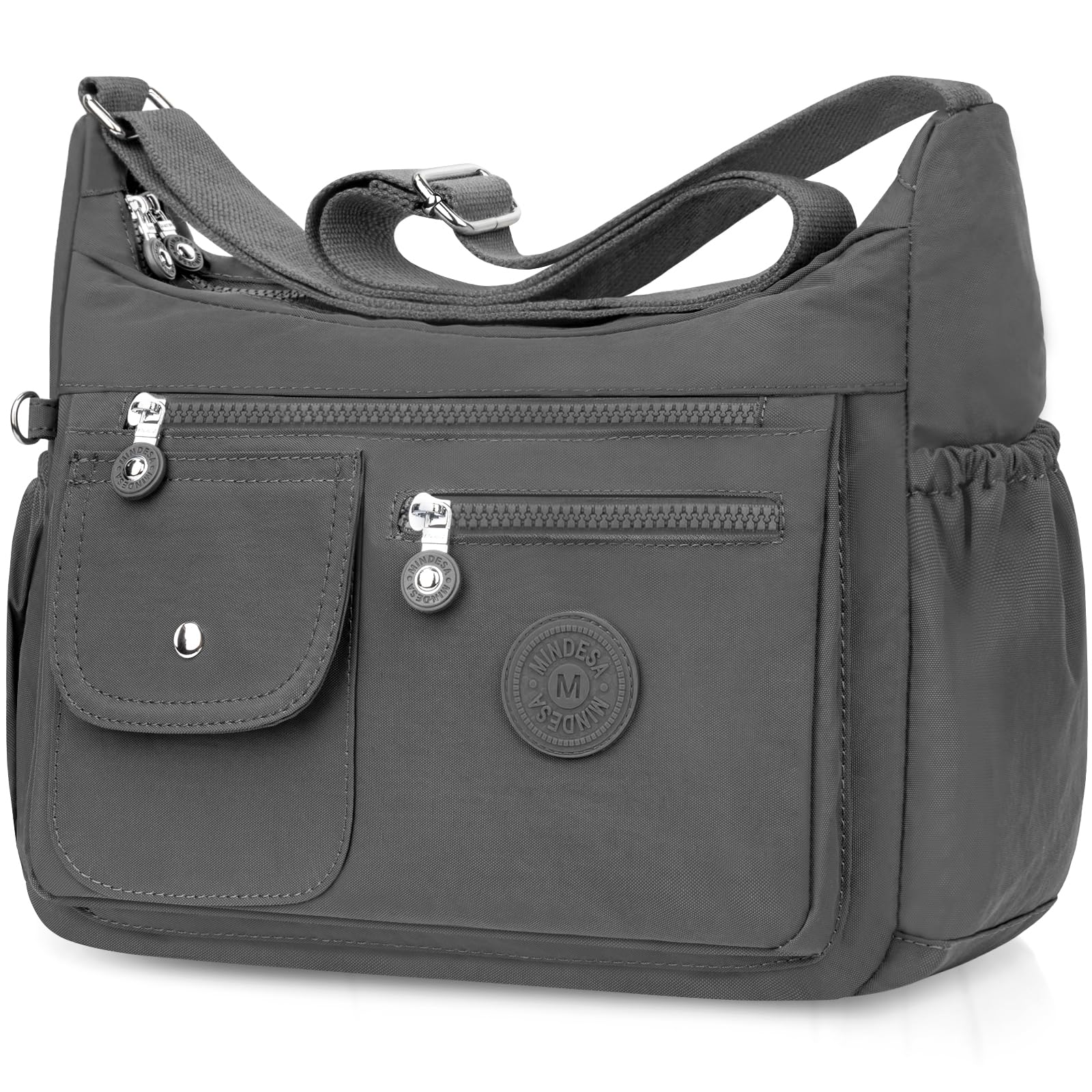 BTNEEU Sac Bandoulière Femme Nylon Sacs a Main Femmes Grand Impermeable Sacoche Multipoches Loisir Sacoches Messenger avec Bandoulière Réglable Besace pour Shopping, Travail, Voyage