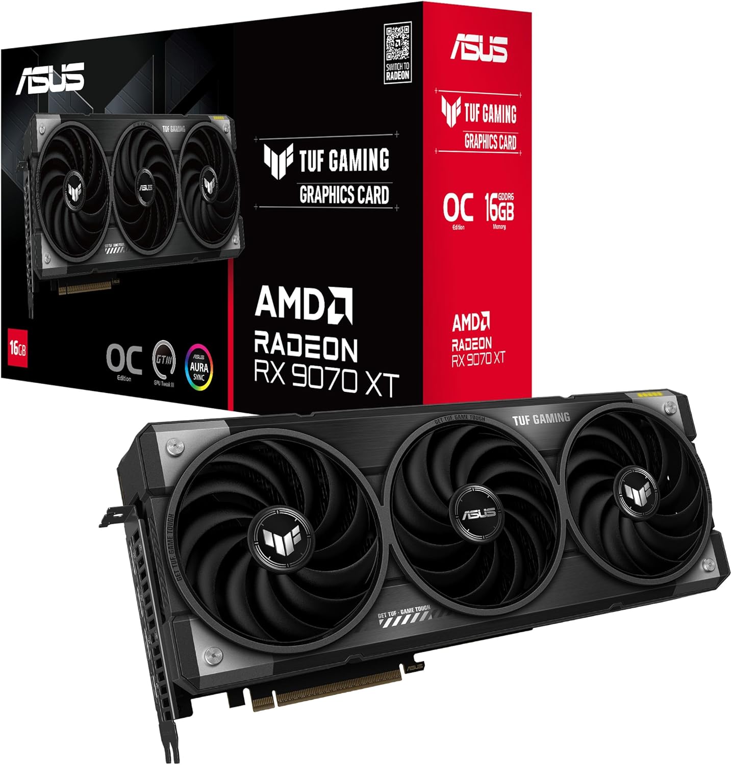ASUS Radeon RX 9070 XT TUF Gaming OC CoD: Black Ops 7 Edition