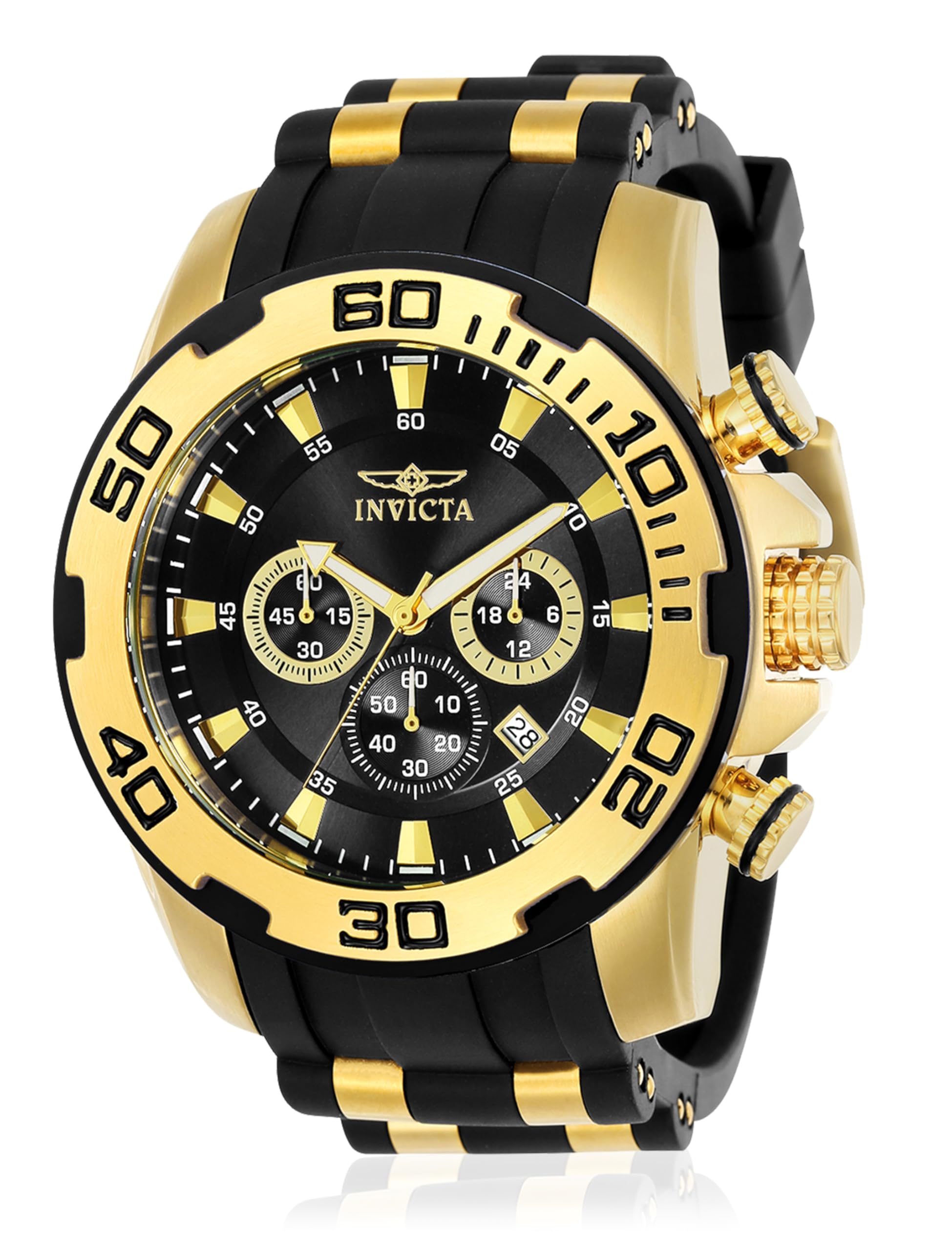 Invicta Pro Diver Montre Homme Mouvement à Quartz en Acier Inoxydable - 50mm