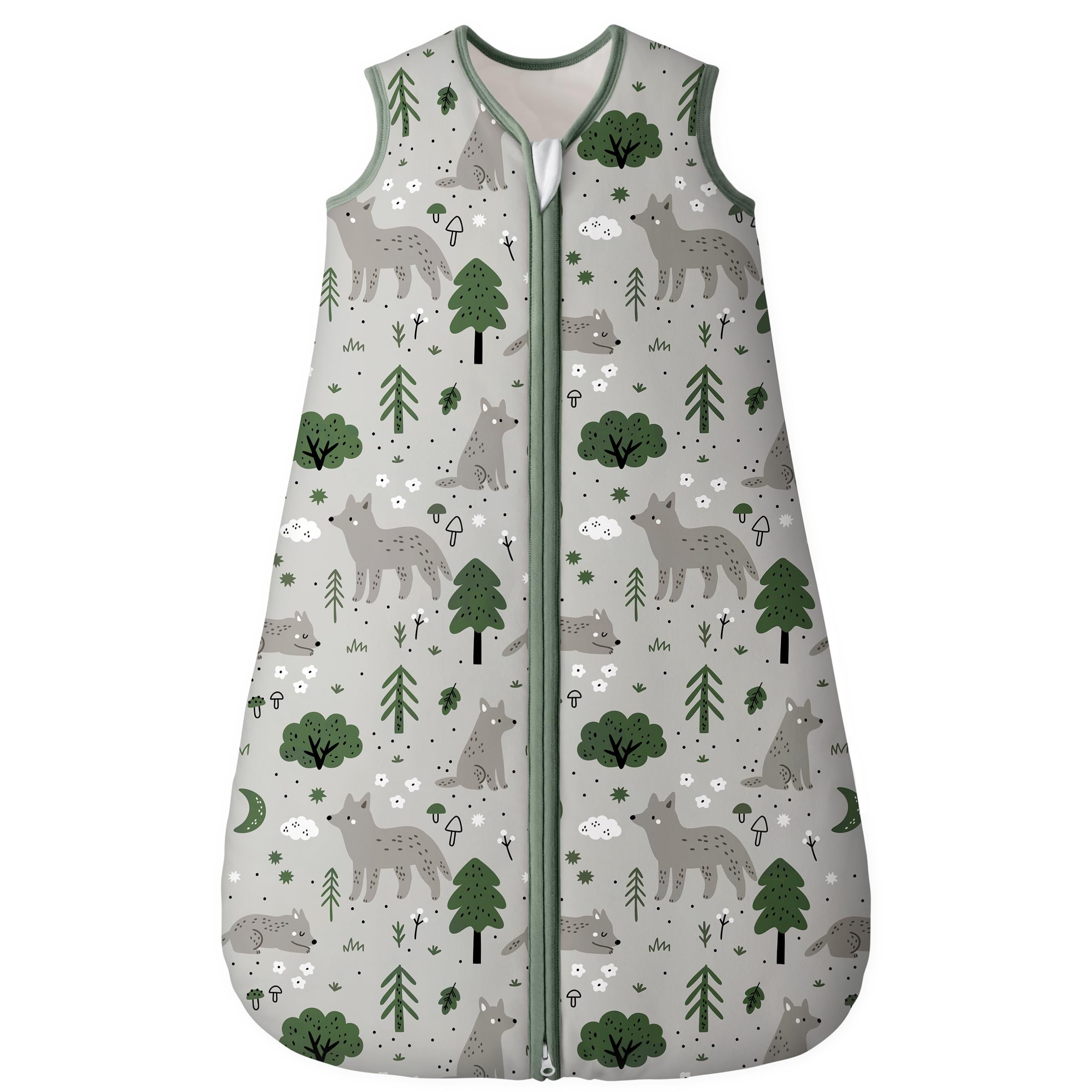 Yoofoss Gigoteuse d'hiver pour Bébé 2.5 TOG Sac de Couchage de Coton Gigoteuse Hiver Emmaillotage Bebe pour Nouveau-né Garçons Filles 12-18 Mois Renard gris