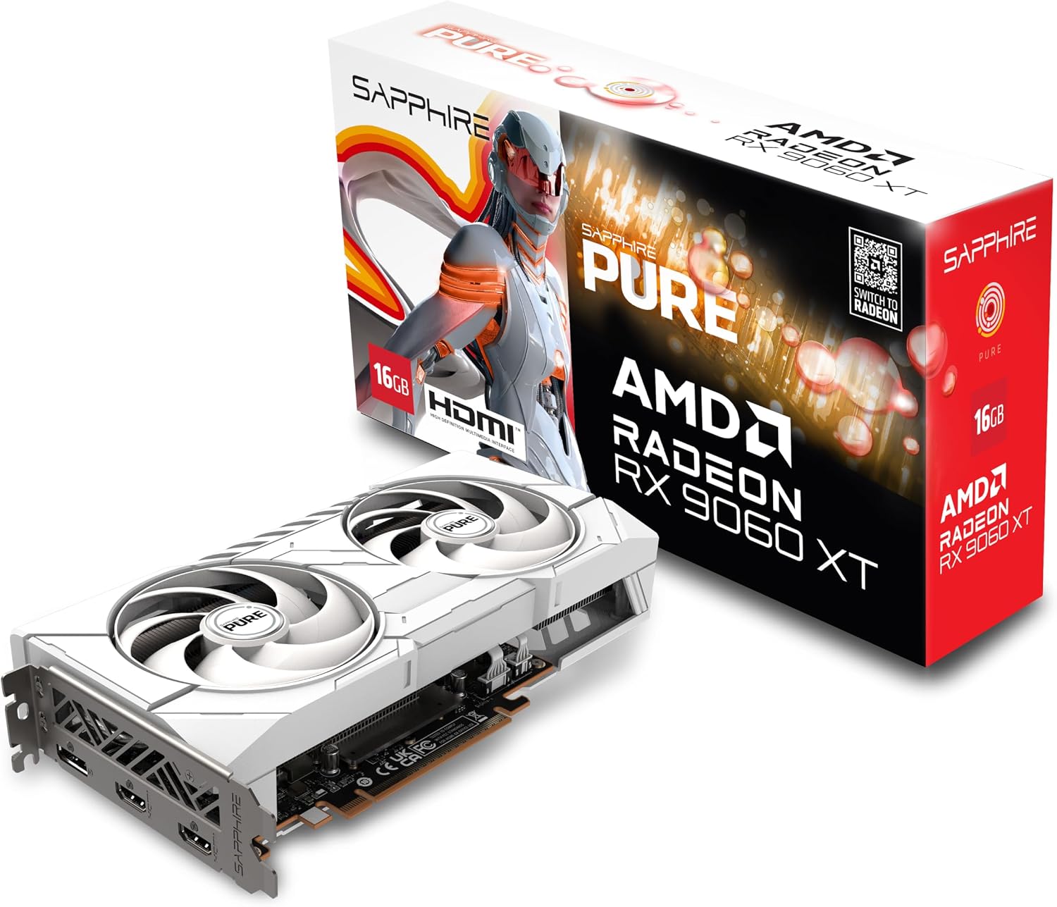 Sapphire Radeon RX 9060 XT Pure 16G