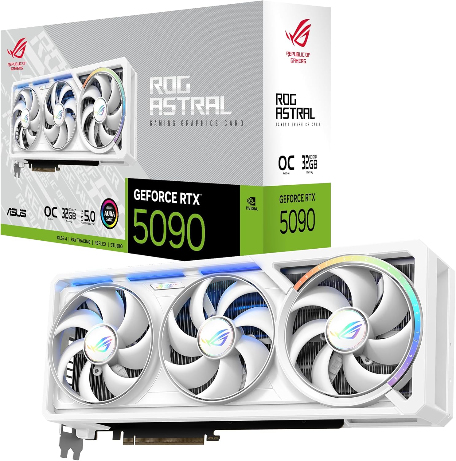 ASUS GeForce RTX 5090 ROG Astral OC White
