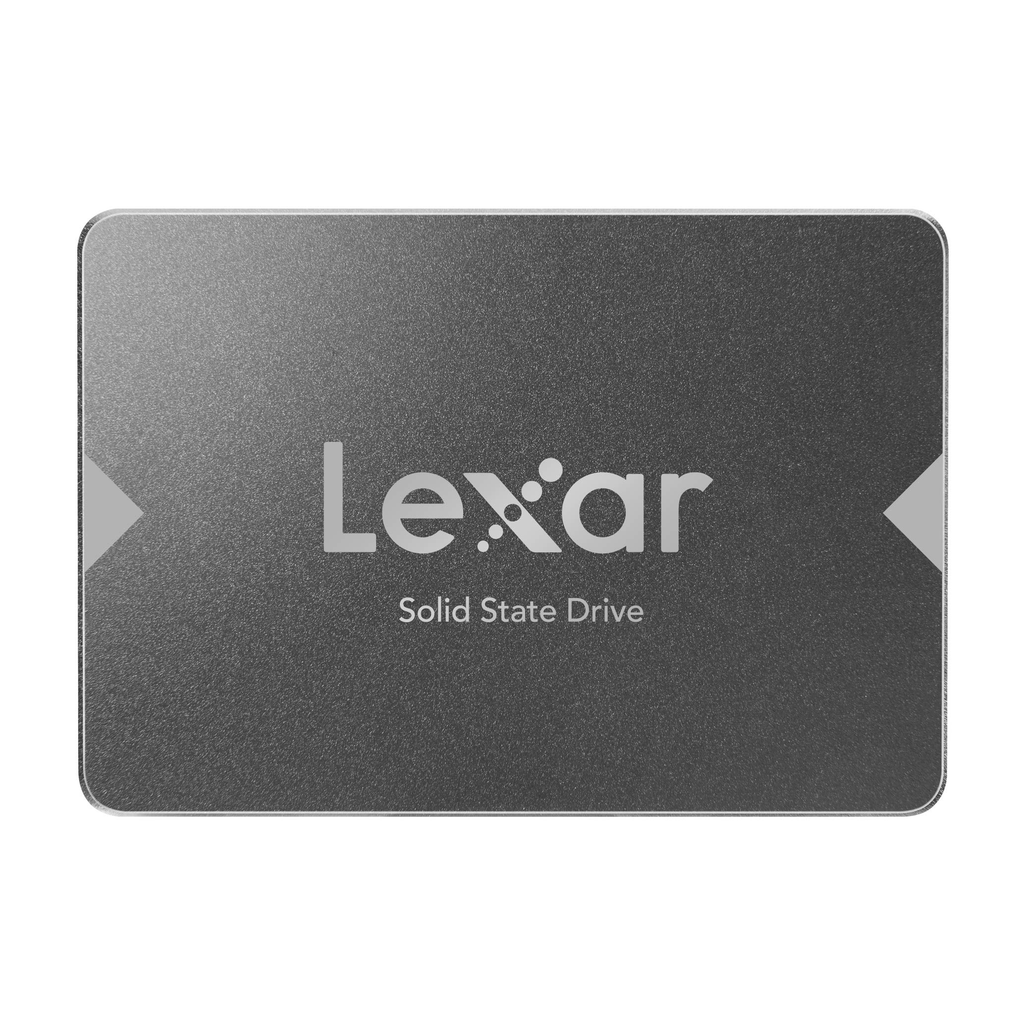 Lexar NS100 SSD Interne 2,5" SATA III 256Go | 6Gb/s, Jusqu'à 520 Mo/s en Lecture, Pour ordinateur portable, ordinateur de bureau/PC, LNS100-256AMZN