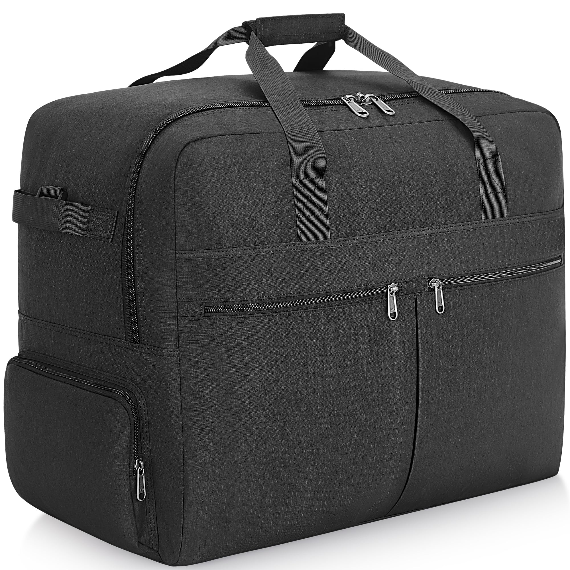 Urtala Sac de Voyage Pliable, 100L, Noir, Homme & Femme | Grand Sac de Sport, Étanche, Compartiment à Chaussures