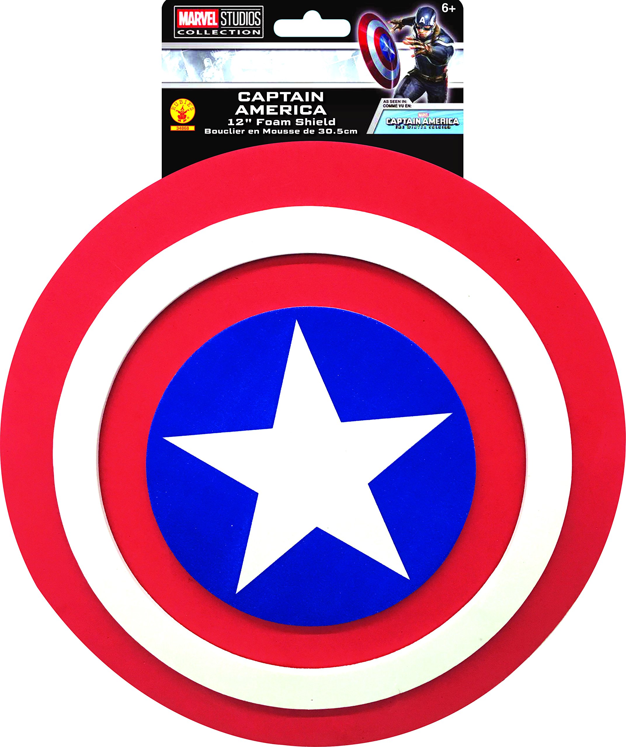 RUBIE'S AVENGERS officiel -Bouclier en mousse Captain America 30 cm
